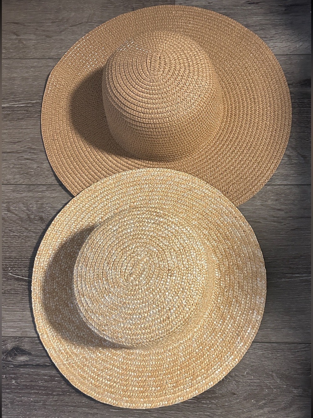 cemer👒2-Women’s Classic Pattern Sun Hat’s / OS / Used Once / In Great Condition